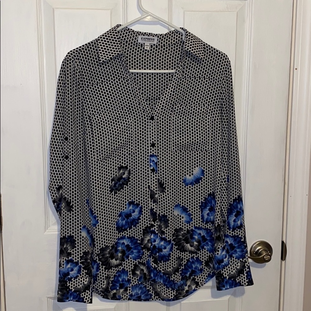Express Women’s Portofino Button Down Blouse